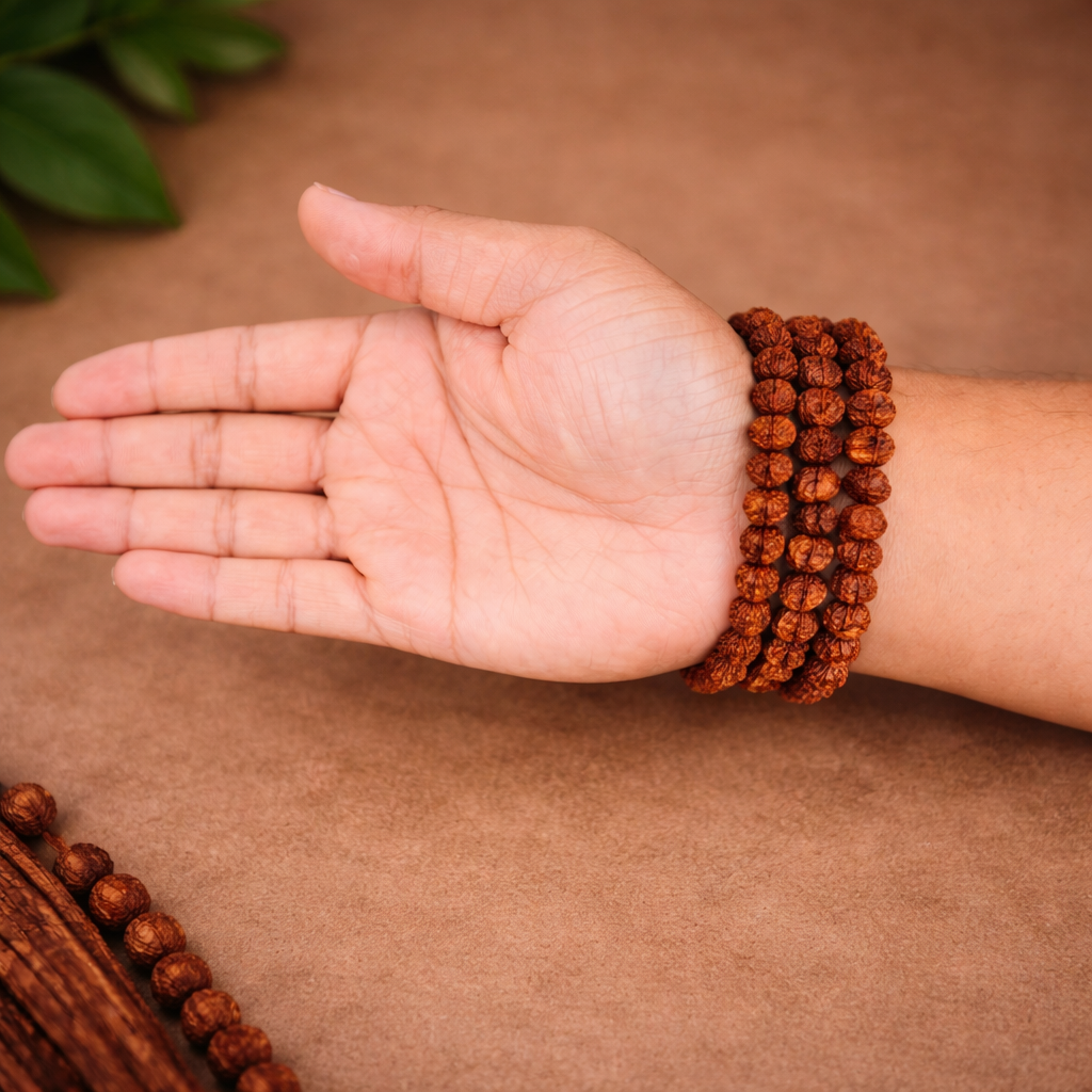 5 Mukhi Japa Rudraksha Mala
